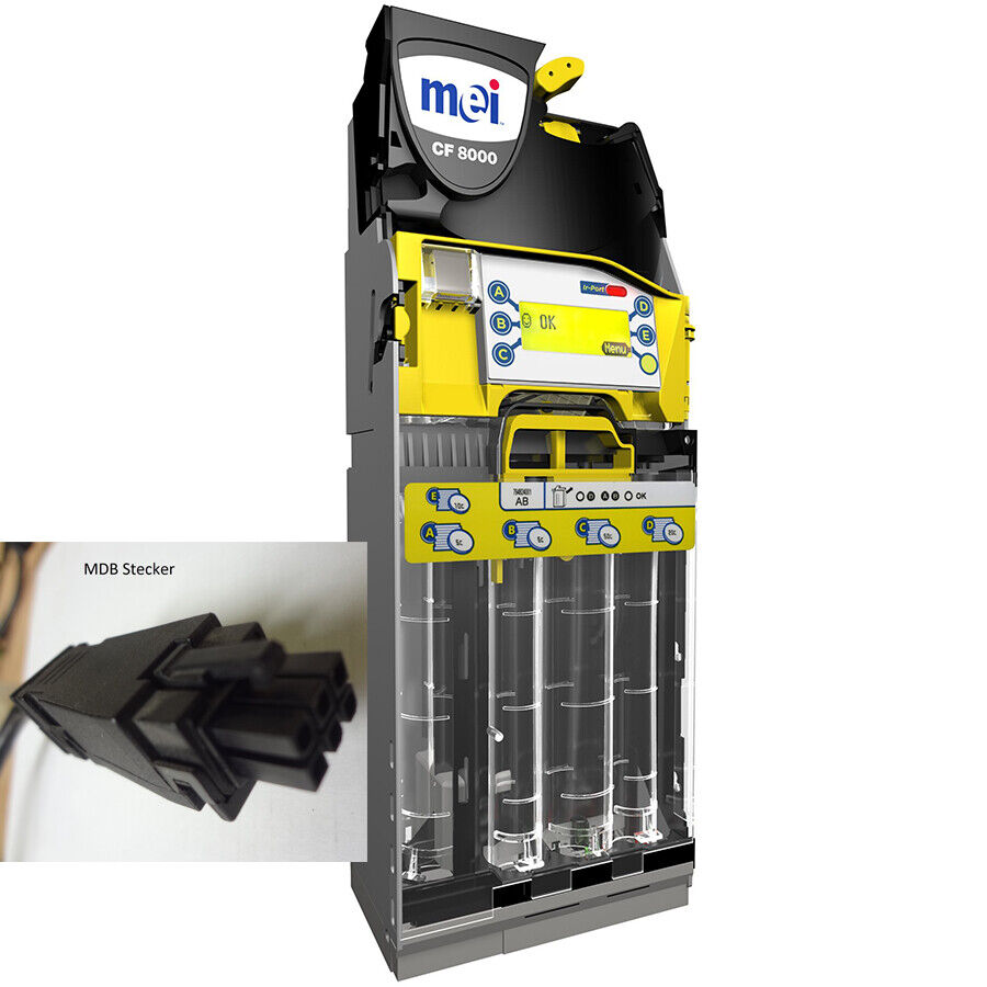 Der in Ihrem Vendingautomaten installierte CF7000 enthält die neuesten technologischen Entwicklungen für automatische Zahlungssysteme. Das Gerät bietet ein hohes Sicherheitsniveau und einen hohen Zuverlässigkeitsgrad, die beide als Kennzeichen der Produkte von MEI bekannt sind.
Dieses Handbuch für Kundendiensttechniker ergänzt unser Produkttraining und gibt Ihnen die Informationen an die Hand, die Sie zum Support des alltäglichen Gebrauchs Ihres CF7000 benötigen.
Das Handbuch umfasst sechs Kapitel: