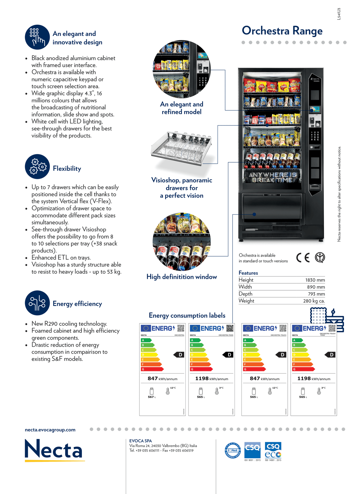 Necta Orchestra Touch