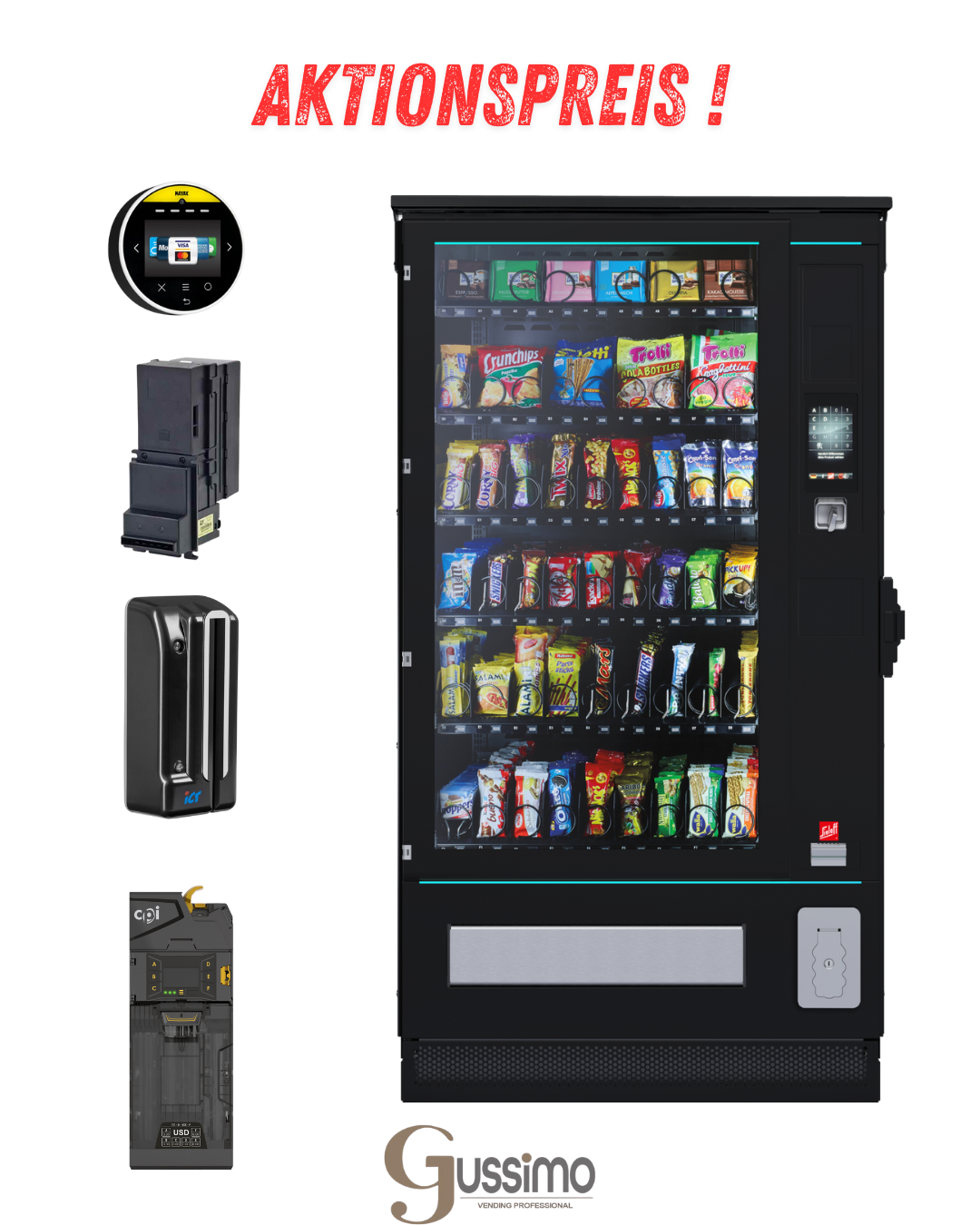 Sielaff Si-Line Outdoor Snack/Getränkeautomat im Komplettpaket