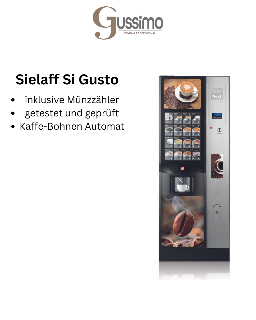 Sielaff Si Gusto Kaffee-Automat